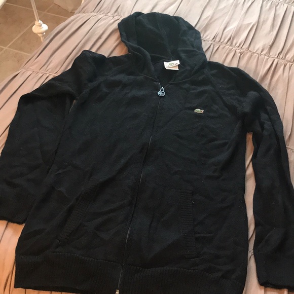 Lacoste Sweaters - Ladies Lacoste hooded zip up sweater